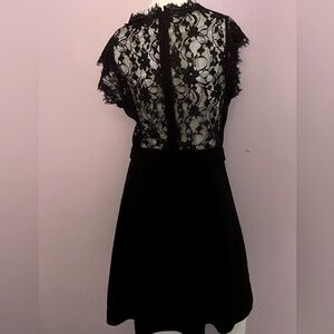 BCBG Size 4 Black Lace Dress (fits like a 2)
